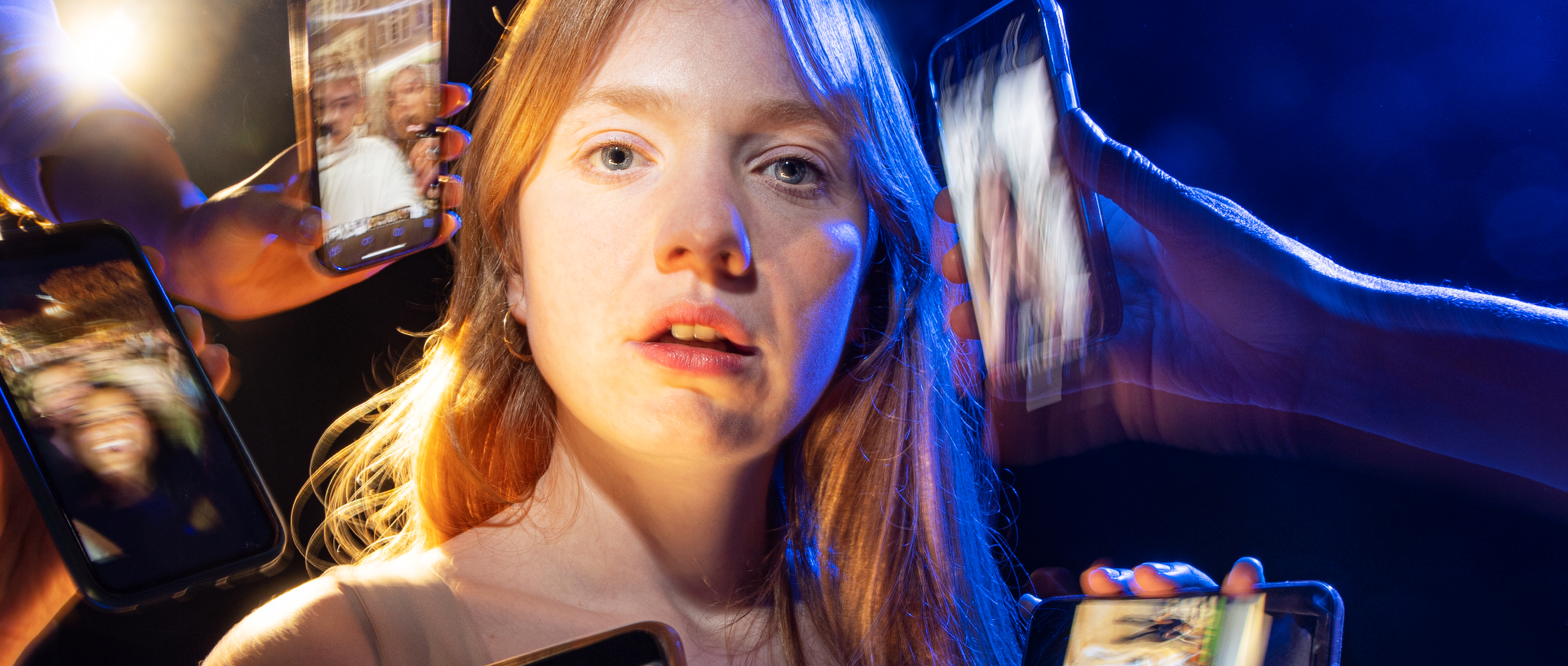 Natten er lavet af glas 